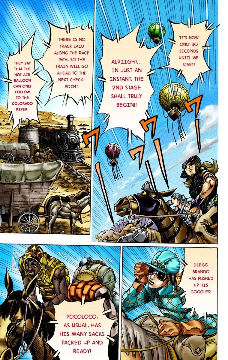 JoJo's Bizarre Adventure Steel Ball Run Colored Manga β Chapter 13 β Page 22