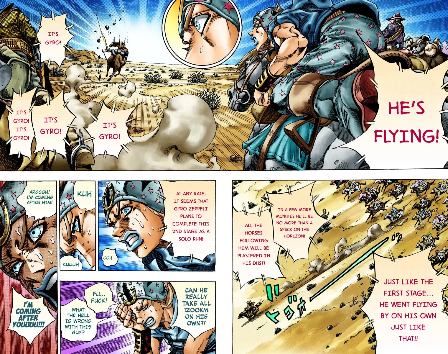 JoJo's Bizarre Adventure Steel Ball Run Colored Manga β Chapter 13 β Page 24