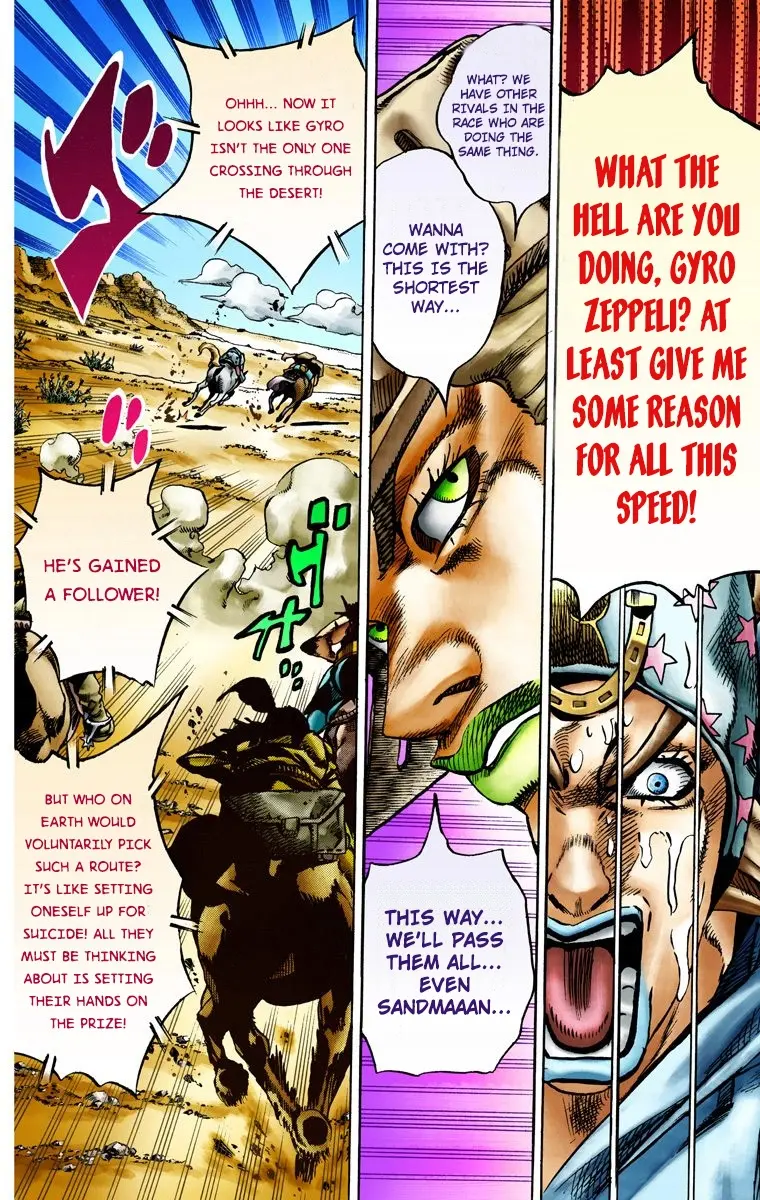 JoJo's Bizarre Adventure Steel Ball Run Colored Manga β Chapter 13 β Page 27