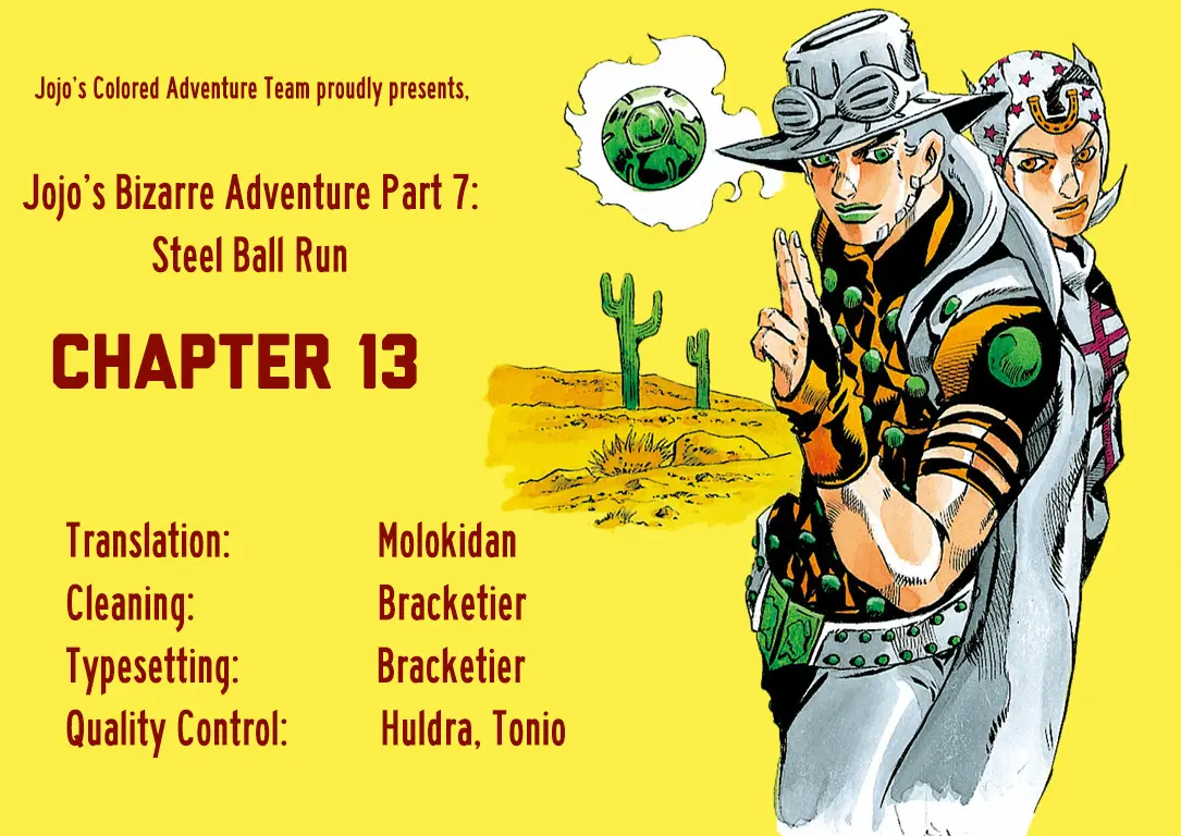 JoJo's Bizarre Adventure Steel Ball Run Colored Manga β Chapter 13 β Page 29