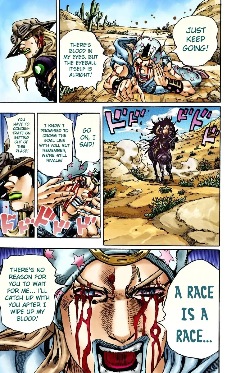 JoJo's Bizarre Adventure Steel Ball Run Colored Manga β Chapter 14 β Page 19