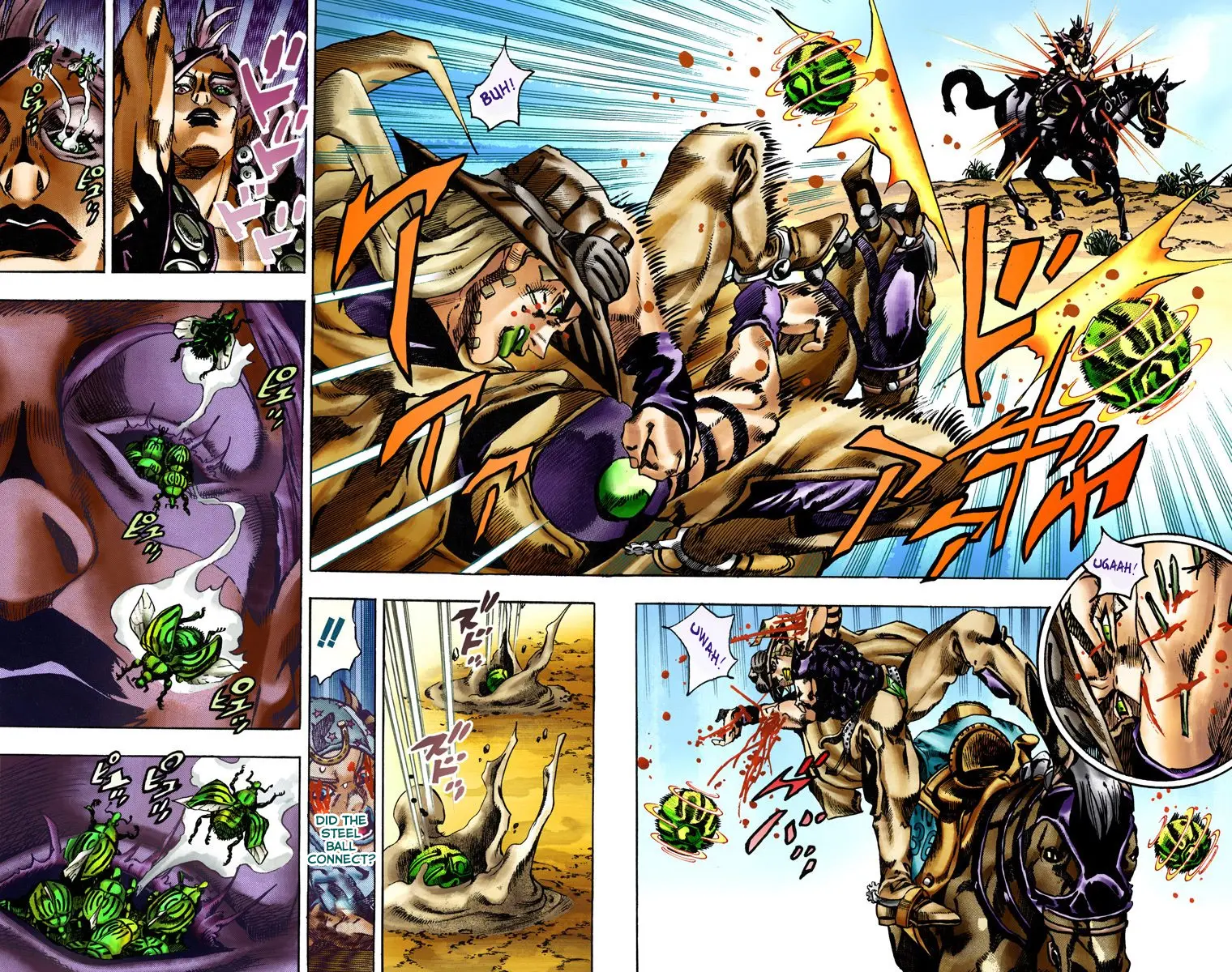 JoJo's Bizarre Adventure Steel Ball Run Colored Manga β Chapter 14 β Page 24