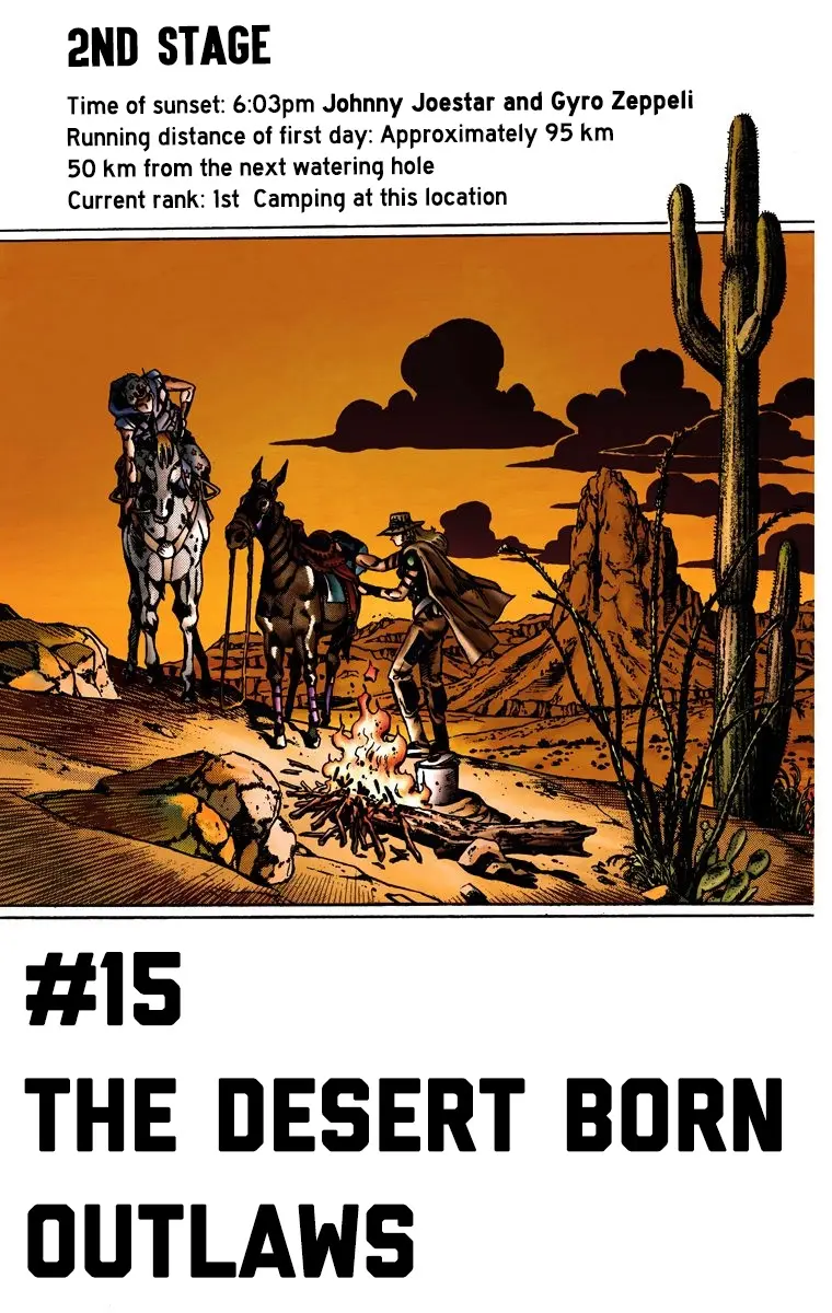 JoJo's Bizarre Adventure Steel Ball Run Colored Manga β Chapter 15 β Page 2