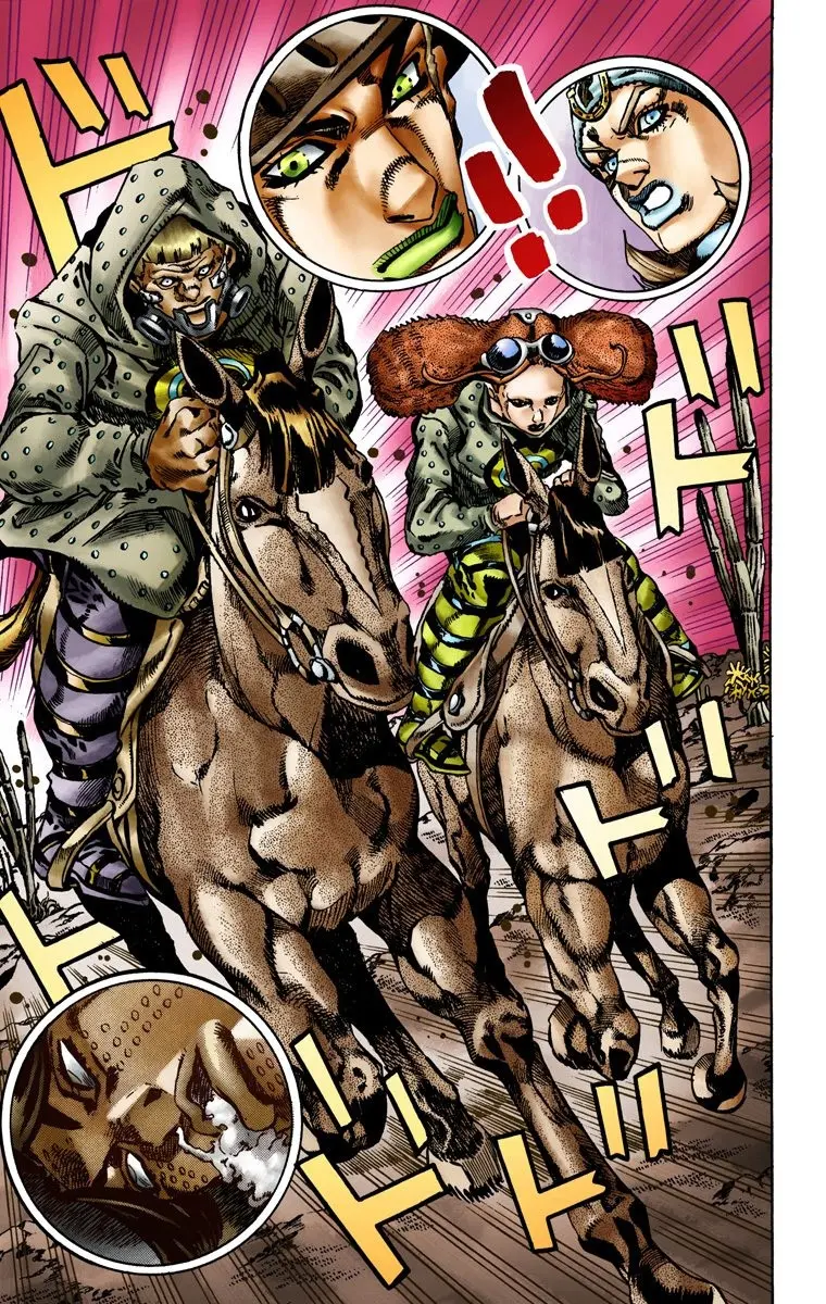 JoJo's Bizarre Adventure Steel Ball Run Colored Manga β Chapter 15 β Page 27