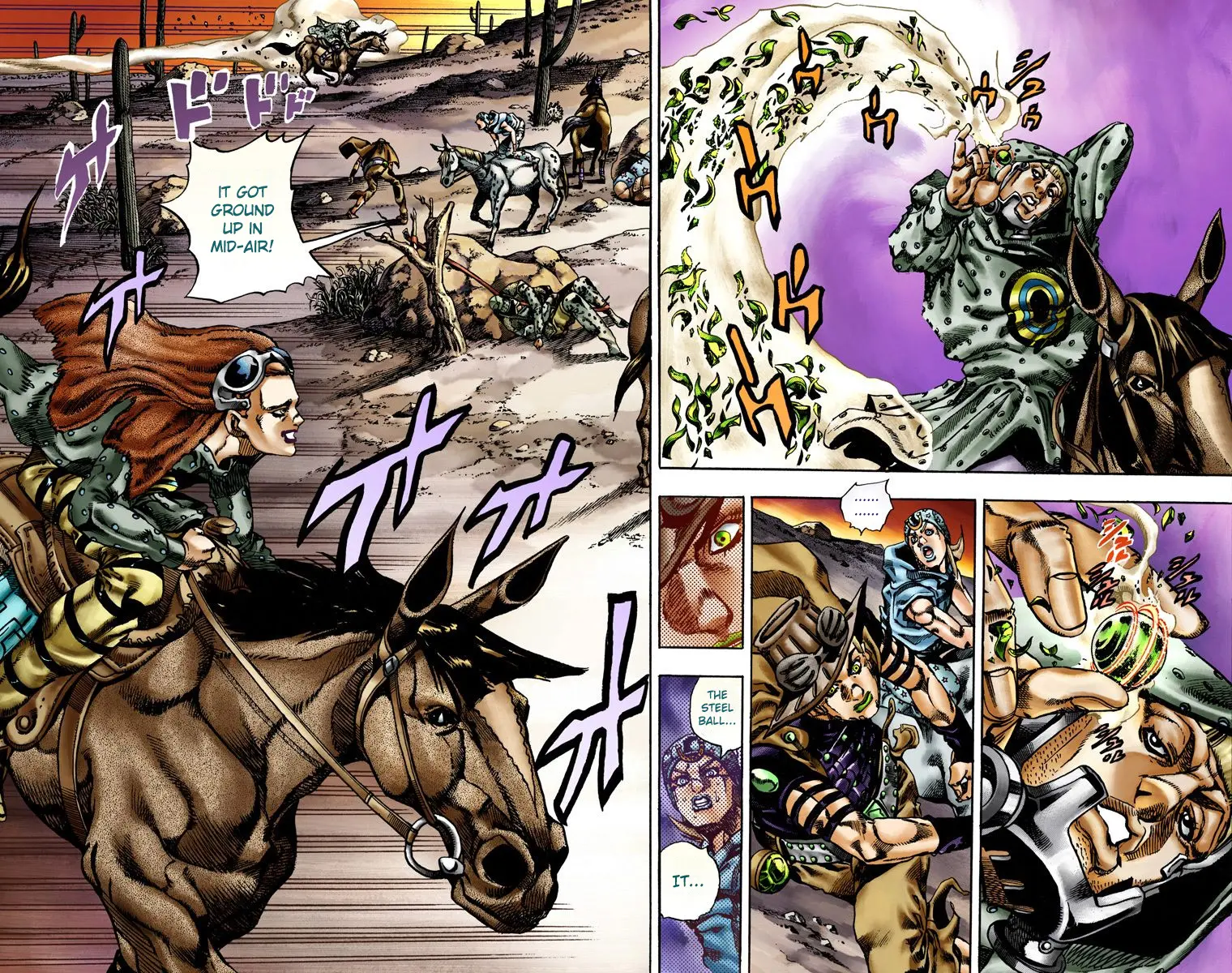 JoJo's Bizarre Adventure Steel Ball Run Colored Manga β Chapter 16 β Page 14