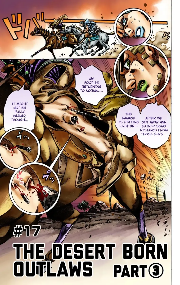 JoJo's Bizarre Adventure Steel Ball Run Colored Manga β Chapter 17 β Page 2