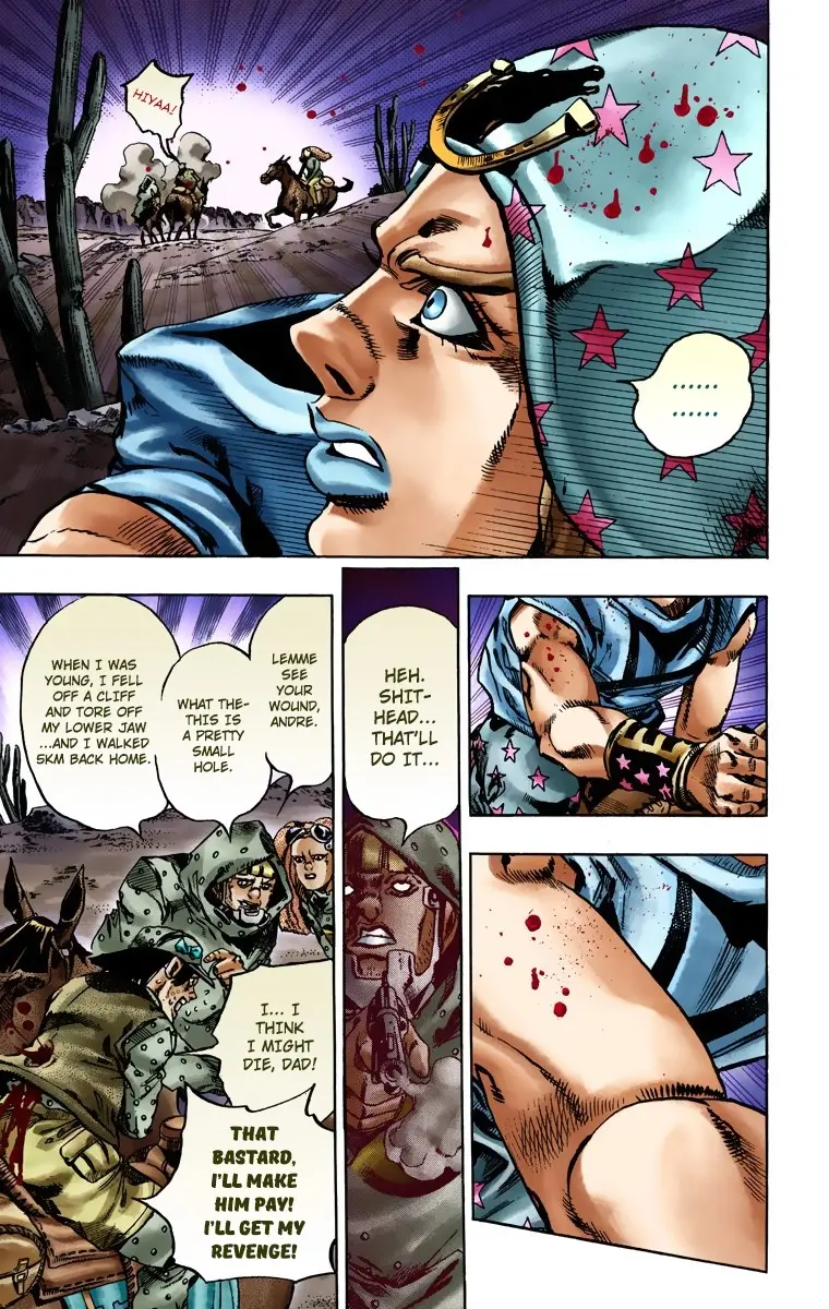 JoJo's Bizarre Adventure Steel Ball Run Colored Manga β Chapter 17 β Page 7