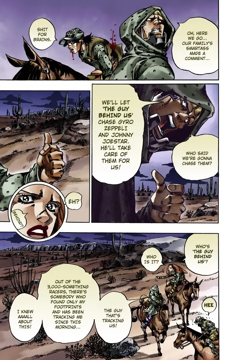 JoJo's Bizarre Adventure Steel Ball Run Colored Manga β Chapter 17 β Page 9