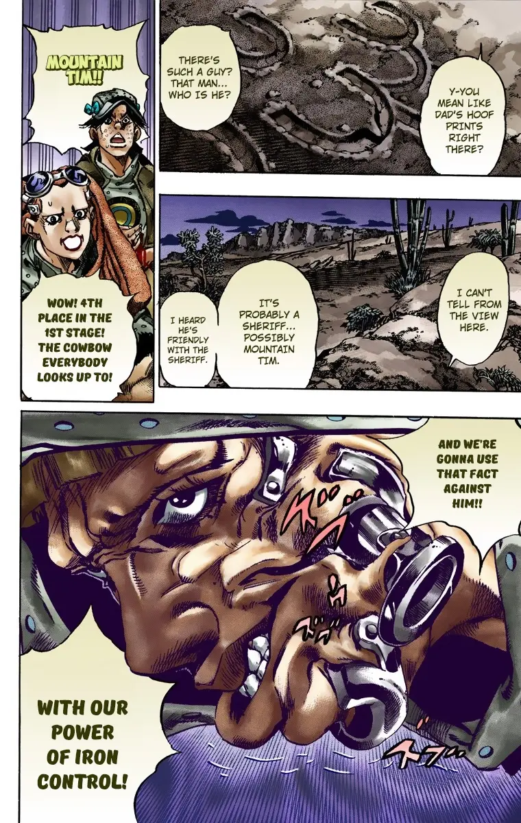 JoJo's Bizarre Adventure Steel Ball Run Colored Manga β Chapter 17 β Page 10