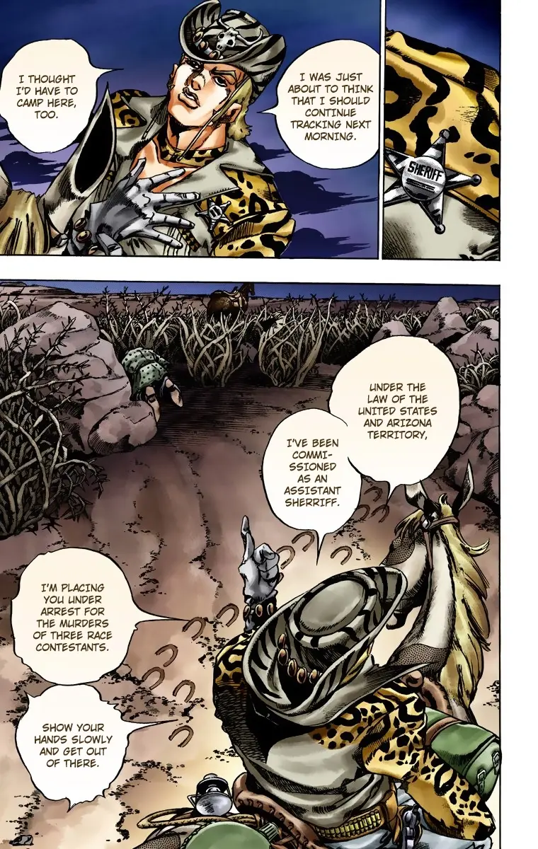 JoJo's Bizarre Adventure Steel Ball Run Colored Manga β Chapter 17 β Page 14