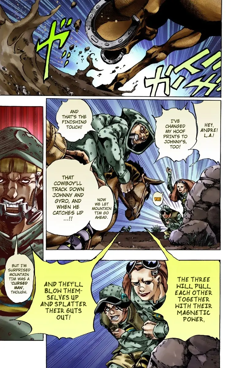 JoJo's Bizarre Adventure Steel Ball Run Colored Manga β Chapter 17 β Page 30