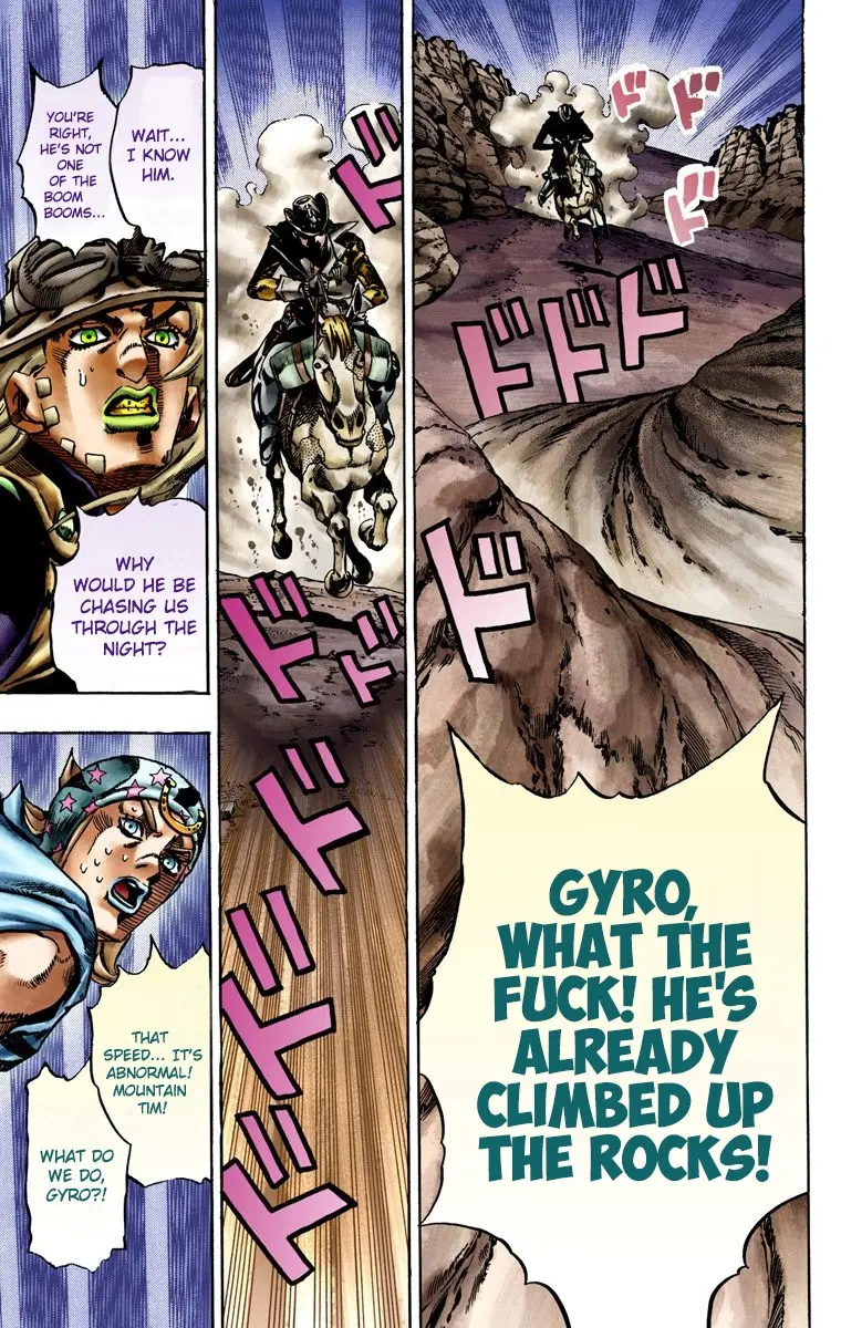 JoJo's Bizarre Adventure Steel Ball Run Colored Manga β Chapter 18 β Page 6