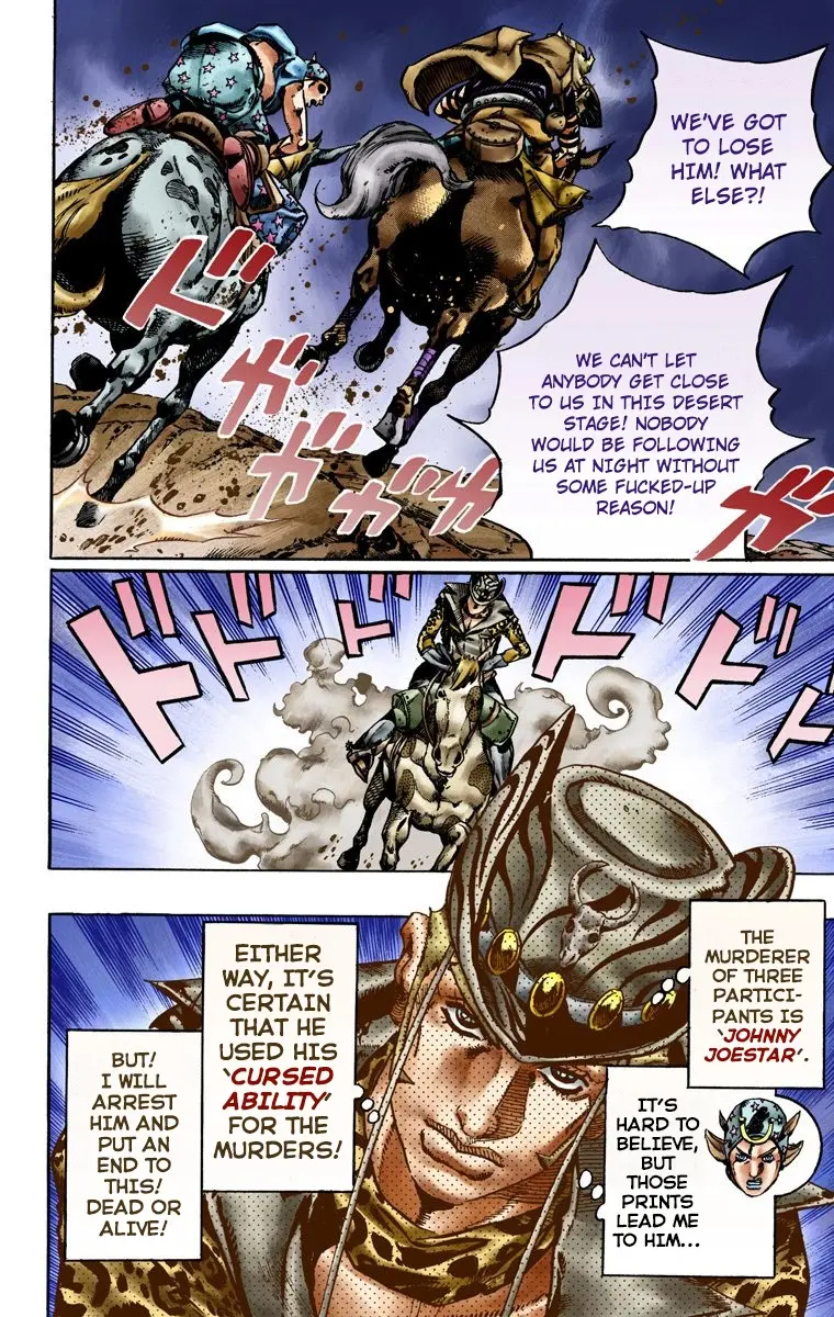 JoJo's Bizarre Adventure Steel Ball Run Colored Manga β Chapter 18 β Page 7
