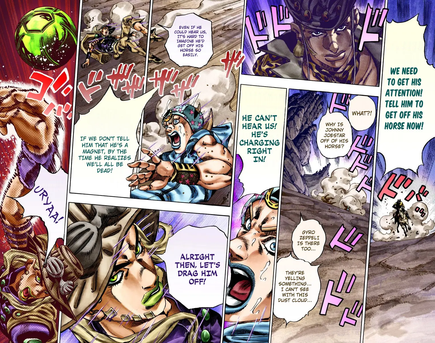 JoJo's Bizarre Adventure Steel Ball Run Colored Manga β Chapter 18 β Page 18
