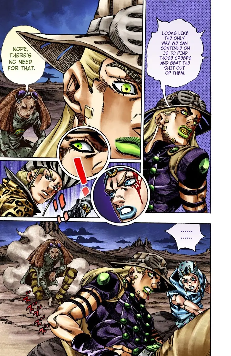 JoJo's Bizarre Adventure Steel Ball Run Colored Manga β Chapter 19 β Page 8