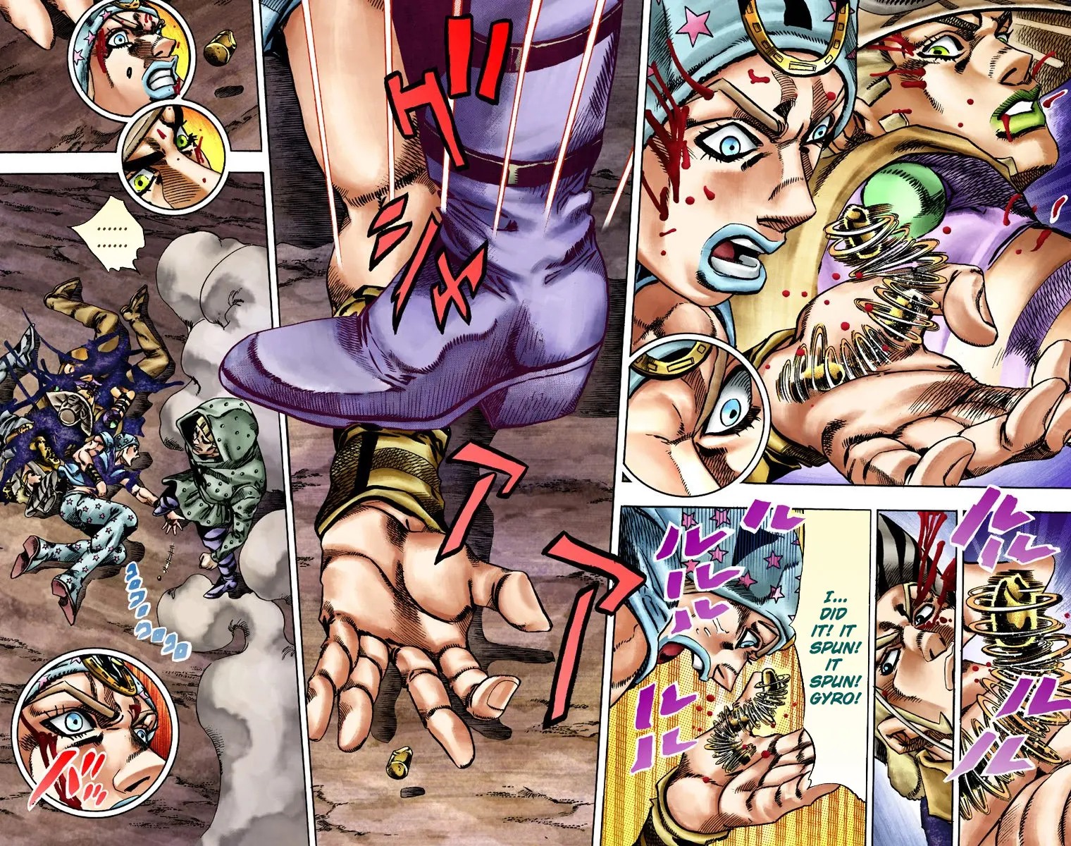 JoJo's Bizarre Adventure Steel Ball Run Colored Manga β Chapter 19 β Page 22