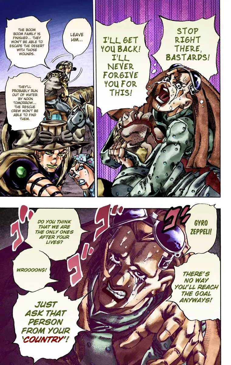 JoJo's Bizarre Adventure Steel Ball Run Colored Manga β Chapter 20 β Page 9