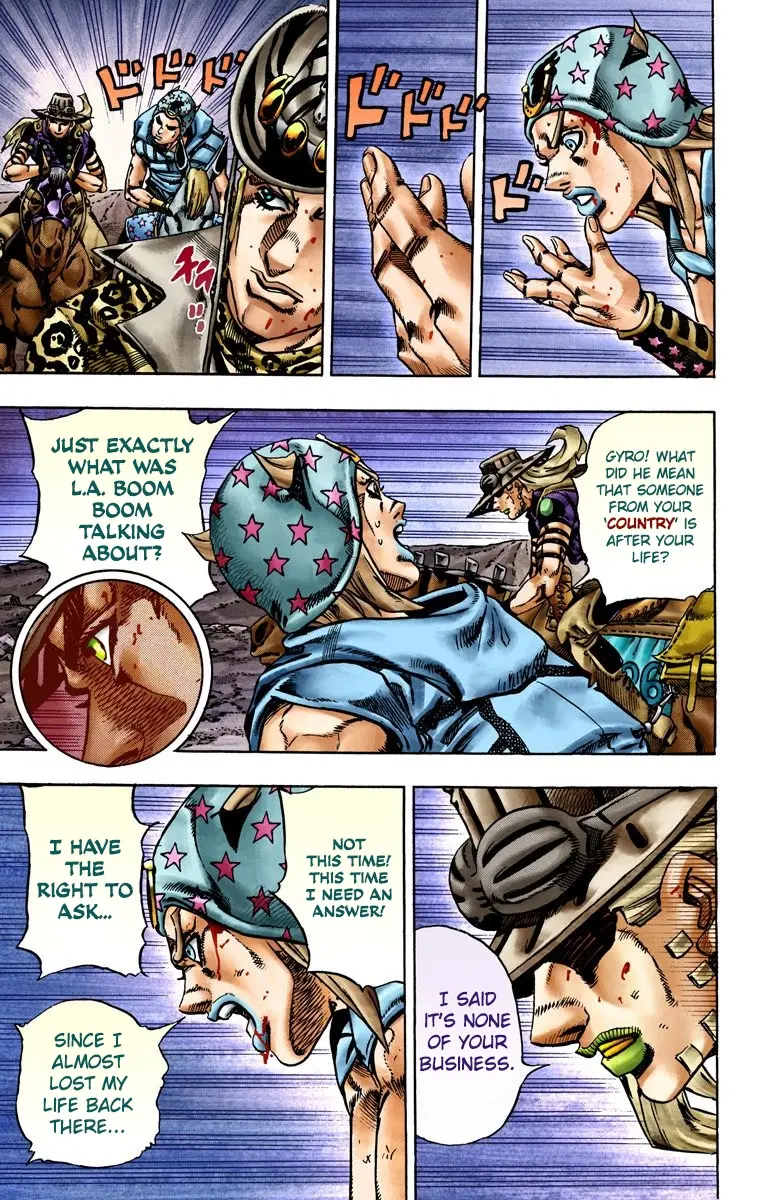 JoJo's Bizarre Adventure Steel Ball Run Colored Manga β Chapter 20 β Page 13