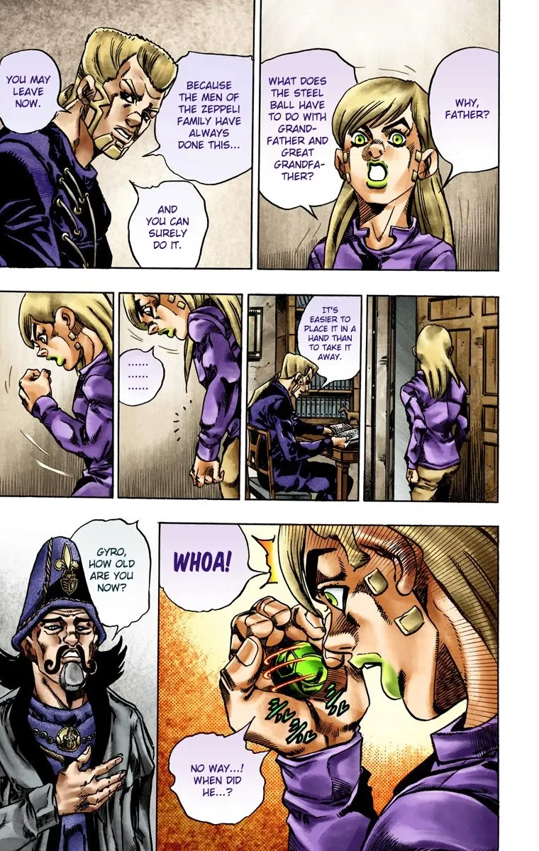 JoJo's Bizarre Adventure Steel Ball Run Colored Manga β Chapter 20 β Page 19