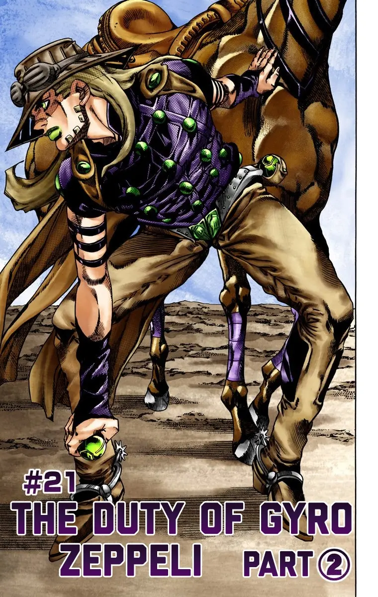 JoJo's Bizarre Adventure Steel Ball Run Colored Manga β Chapter 21 β Page 2