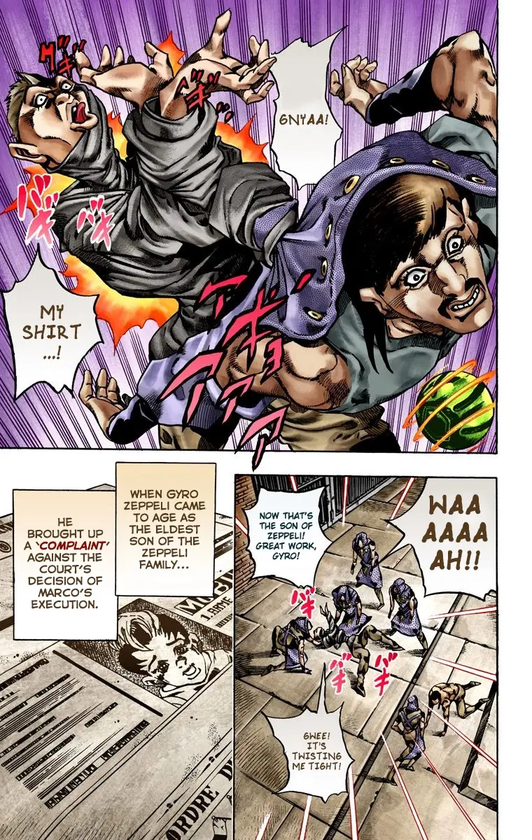 JoJo's Bizarre Adventure Steel Ball Run Colored Manga β Chapter 21 β Page 8