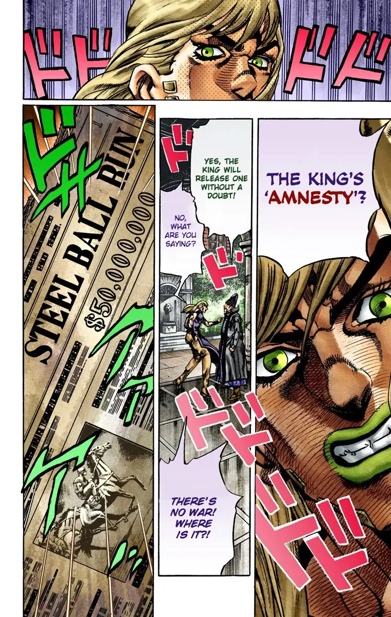 JoJo's Bizarre Adventure Steel Ball Run Colored Manga β Chapter 21 β Page 15