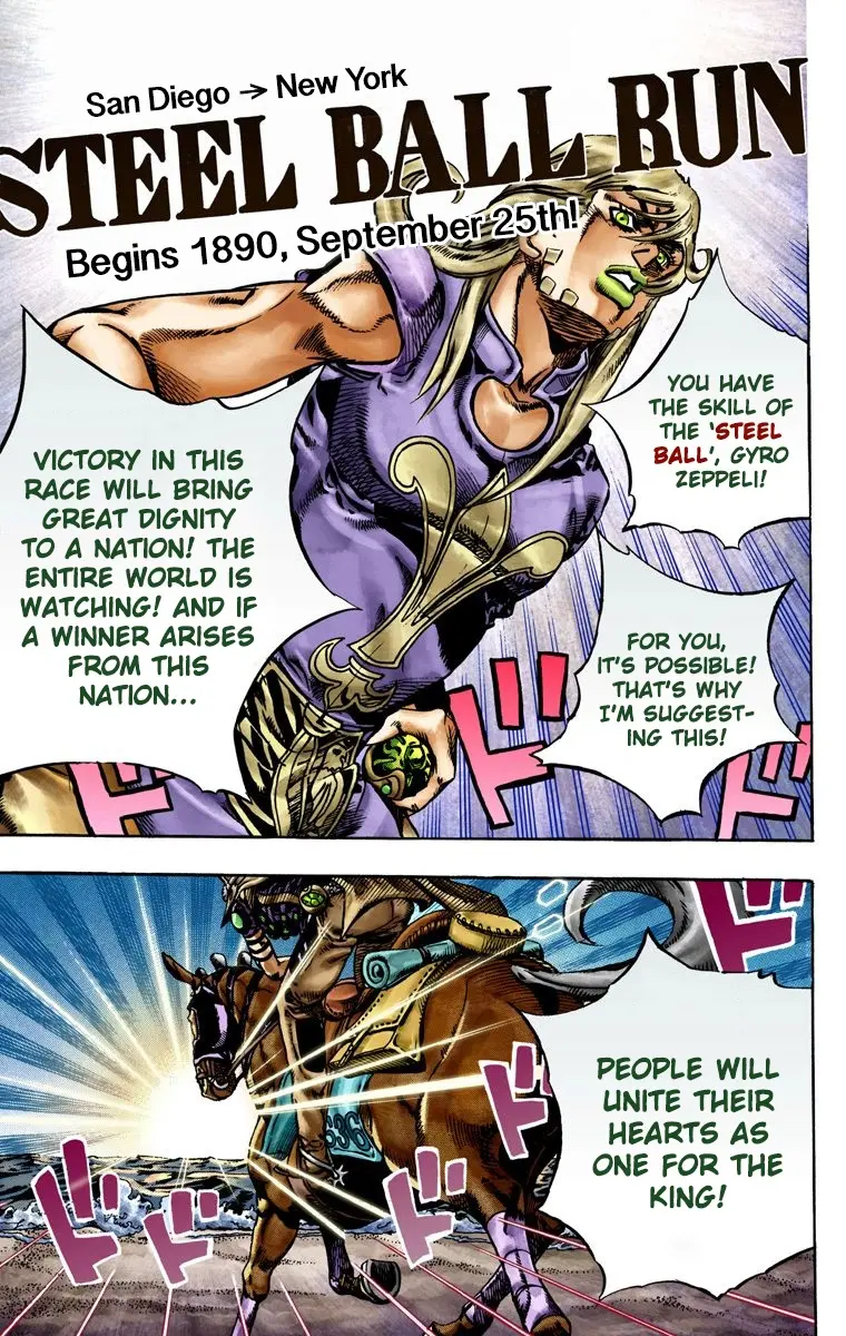 JoJo's Bizarre Adventure Steel Ball Run Colored Manga β Chapter 21 β Page 16