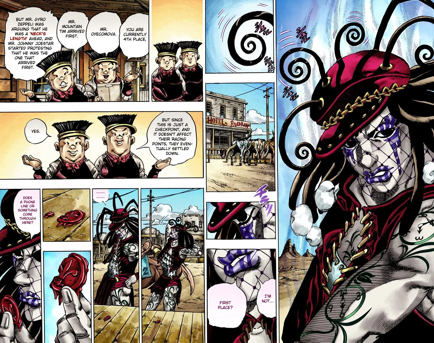 JoJo's Bizarre Adventure Steel Ball Run Colored Manga β Chapter 21 β Page 20
