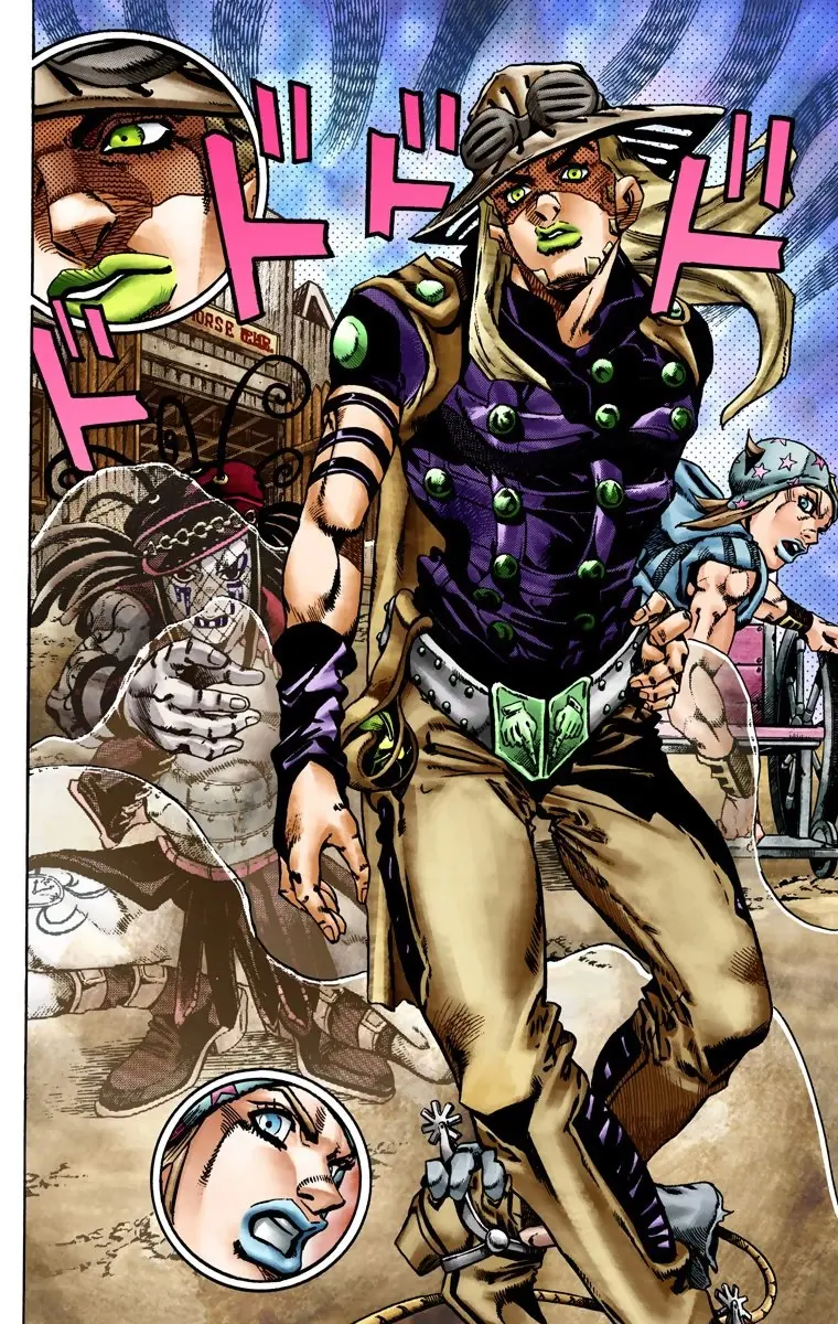 JoJo's Bizarre Adventure Steel Ball Run Colored Manga β Chapter 22 β Page 8