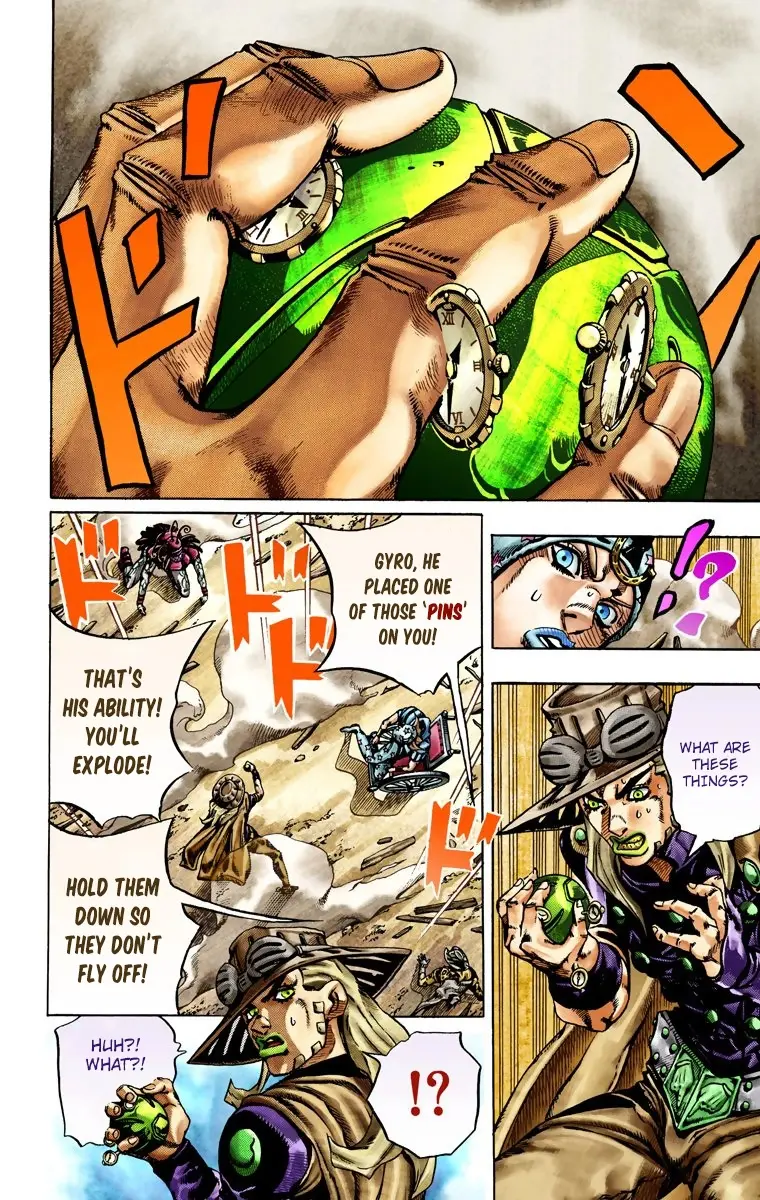JoJo's Bizarre Adventure Steel Ball Run Colored Manga β Chapter 22 β Page 12