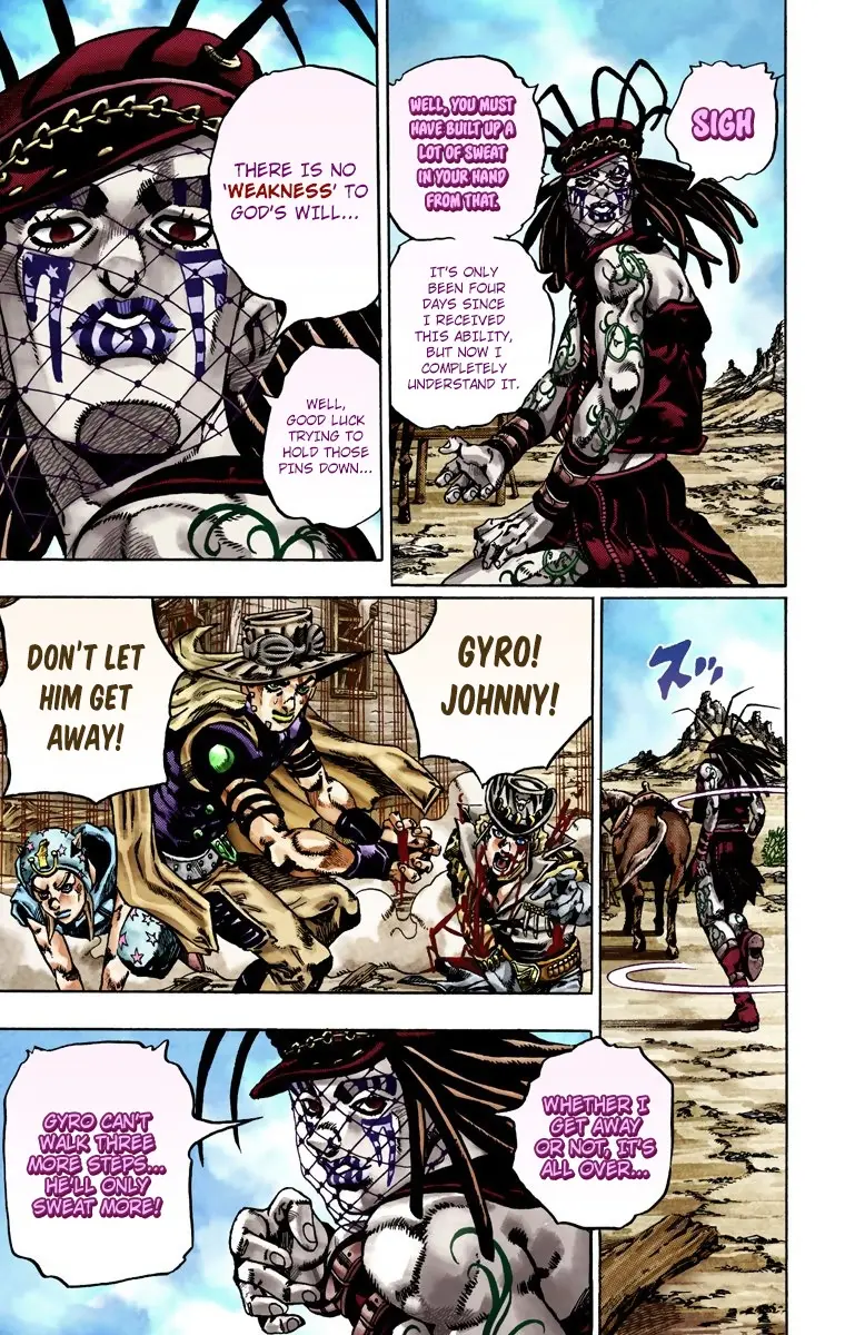JoJo's Bizarre Adventure Steel Ball Run Colored Manga β Chapter 22 β Page 27