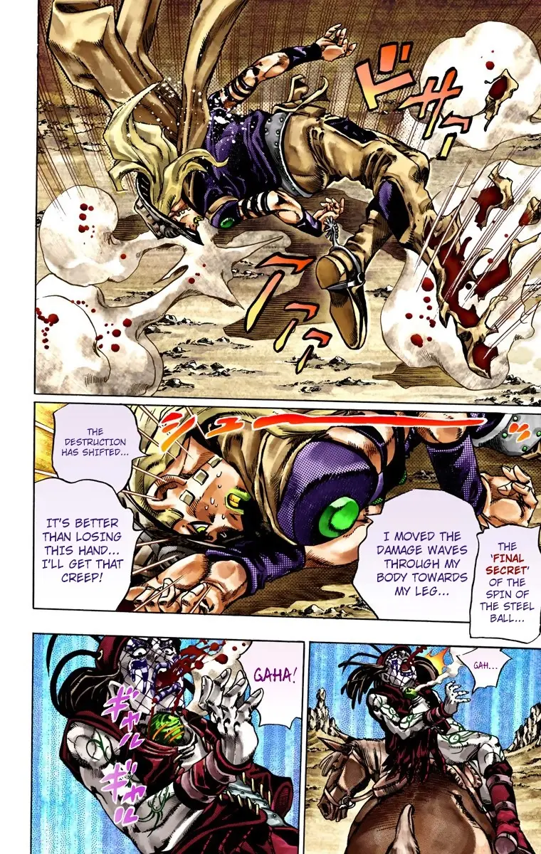 JoJo's Bizarre Adventure Steel Ball Run Colored Manga β Chapter 22 β Page 34
