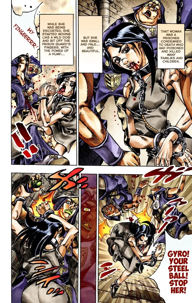 JoJo's Bizarre Adventure Steel Ball Run Colored Manga β Chapter 24 β Page 9
