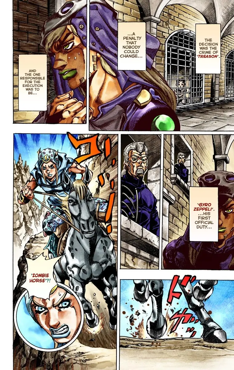 JoJo's Bizarre Adventure Steel Ball Run Colored Manga β Chapter 24 β Page 18