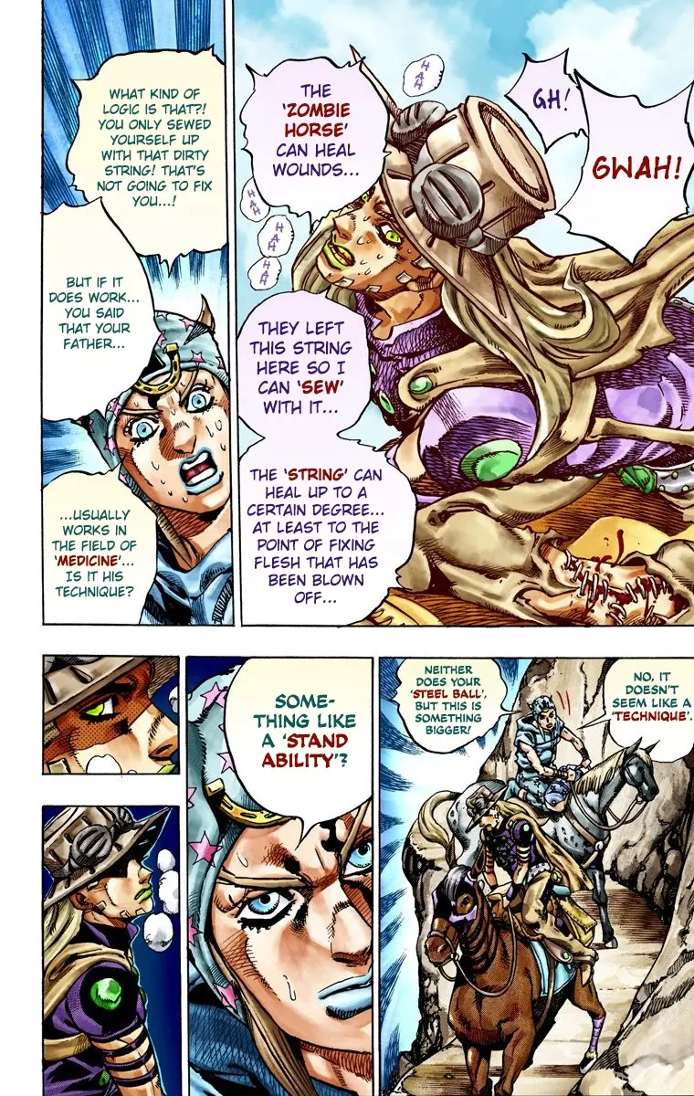JoJo's Bizarre Adventure Steel Ball Run Colored Manga β Chapter 24 β Page 22
