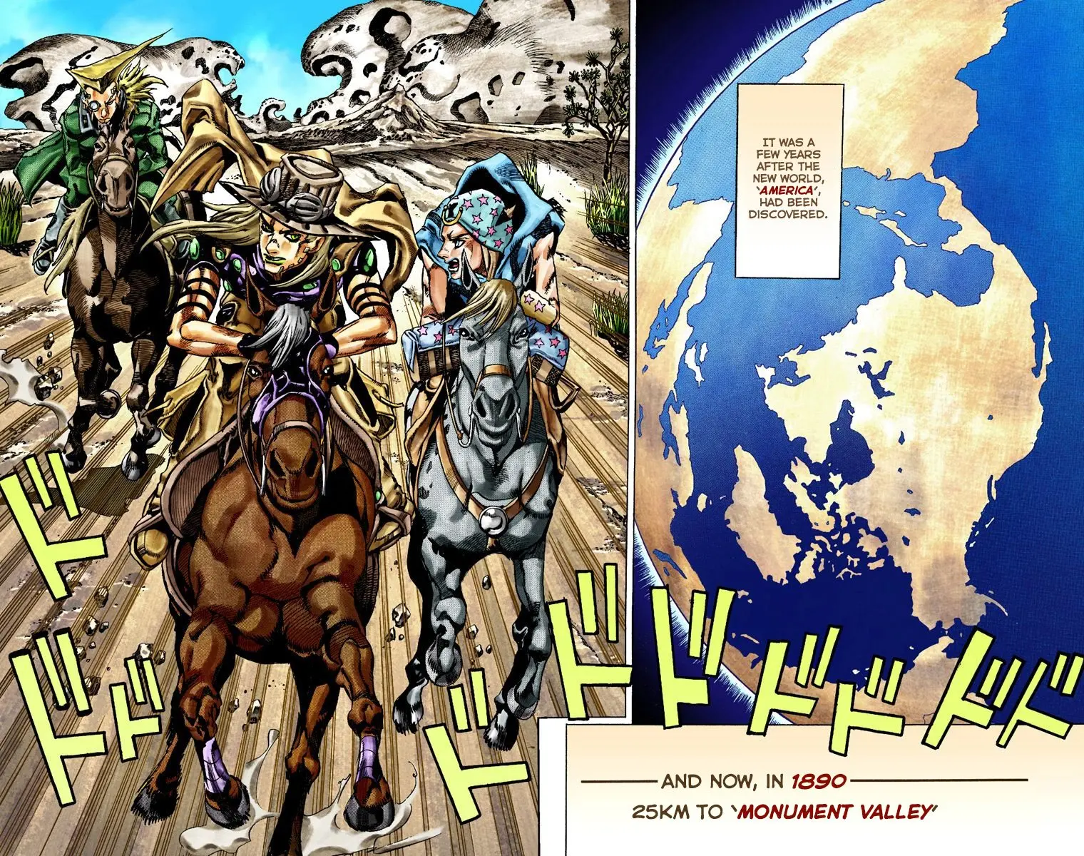 JoJo's Bizarre Adventure Steel Ball Run Colored Manga β Chapter 25 β Page 6