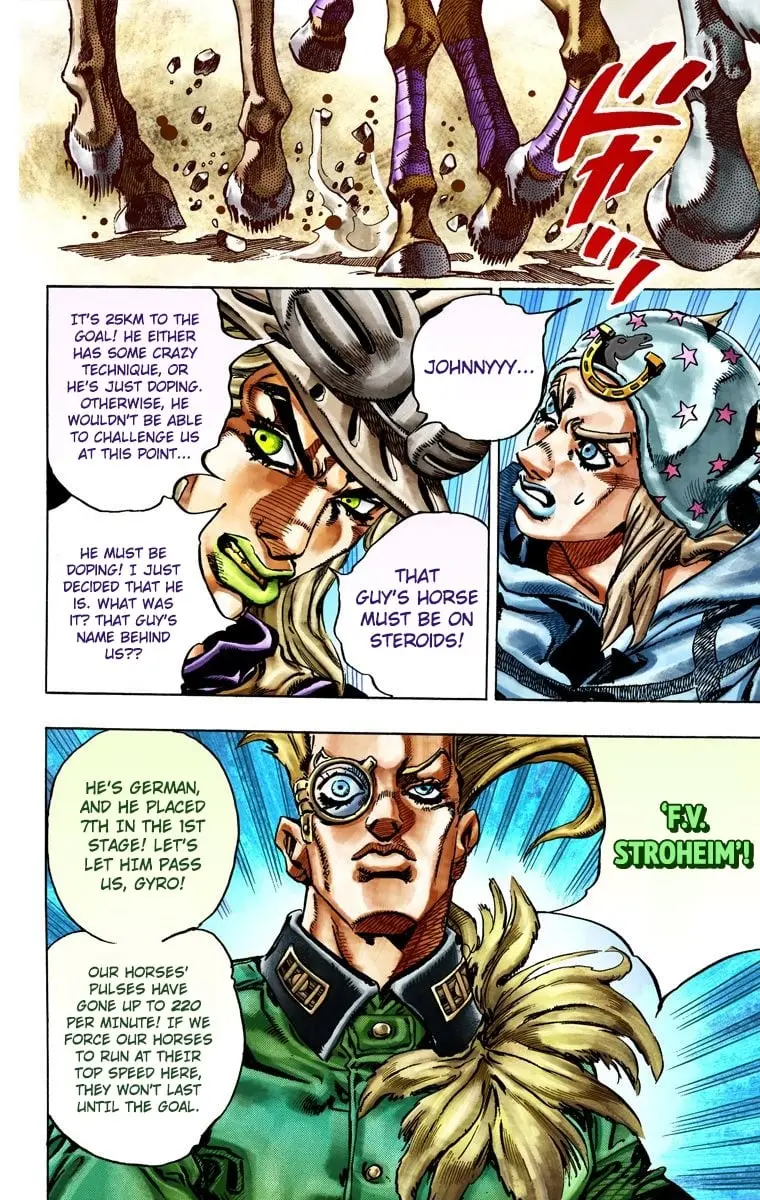 JoJo's Bizarre Adventure Steel Ball Run Colored Manga β Chapter 25 β Page 7