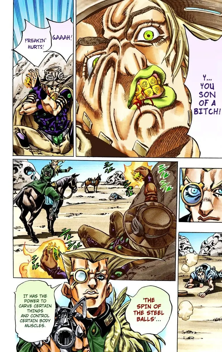 JoJo's Bizarre Adventure Steel Ball Run Colored Manga β Chapter 25 β Page 12