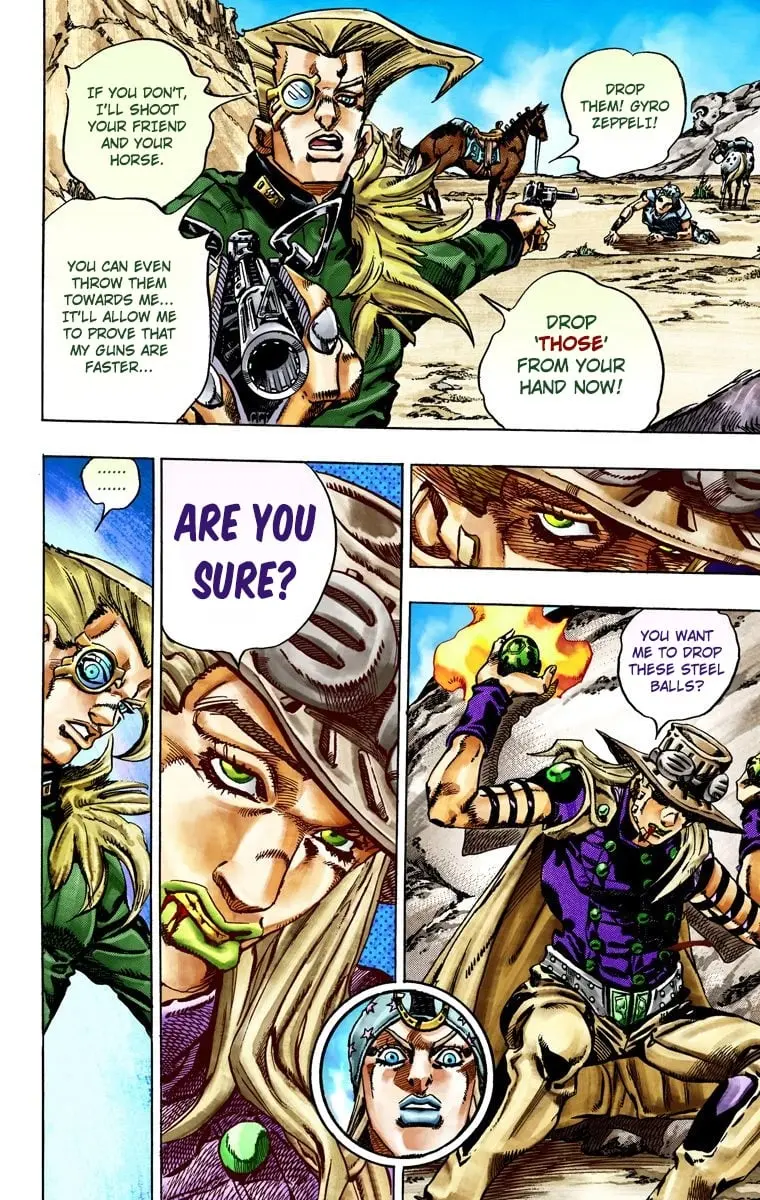 JoJo's Bizarre Adventure Steel Ball Run Colored Manga β Chapter 25 β Page 14