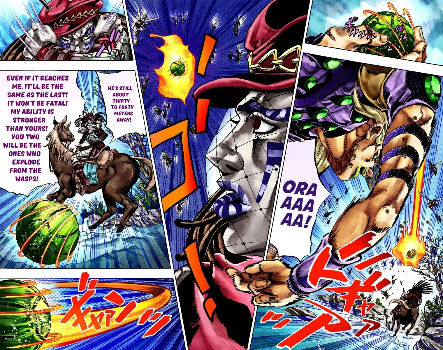 JoJo's Bizarre Adventure Steel Ball Run Colored Manga β Chapter 25 β Page 17