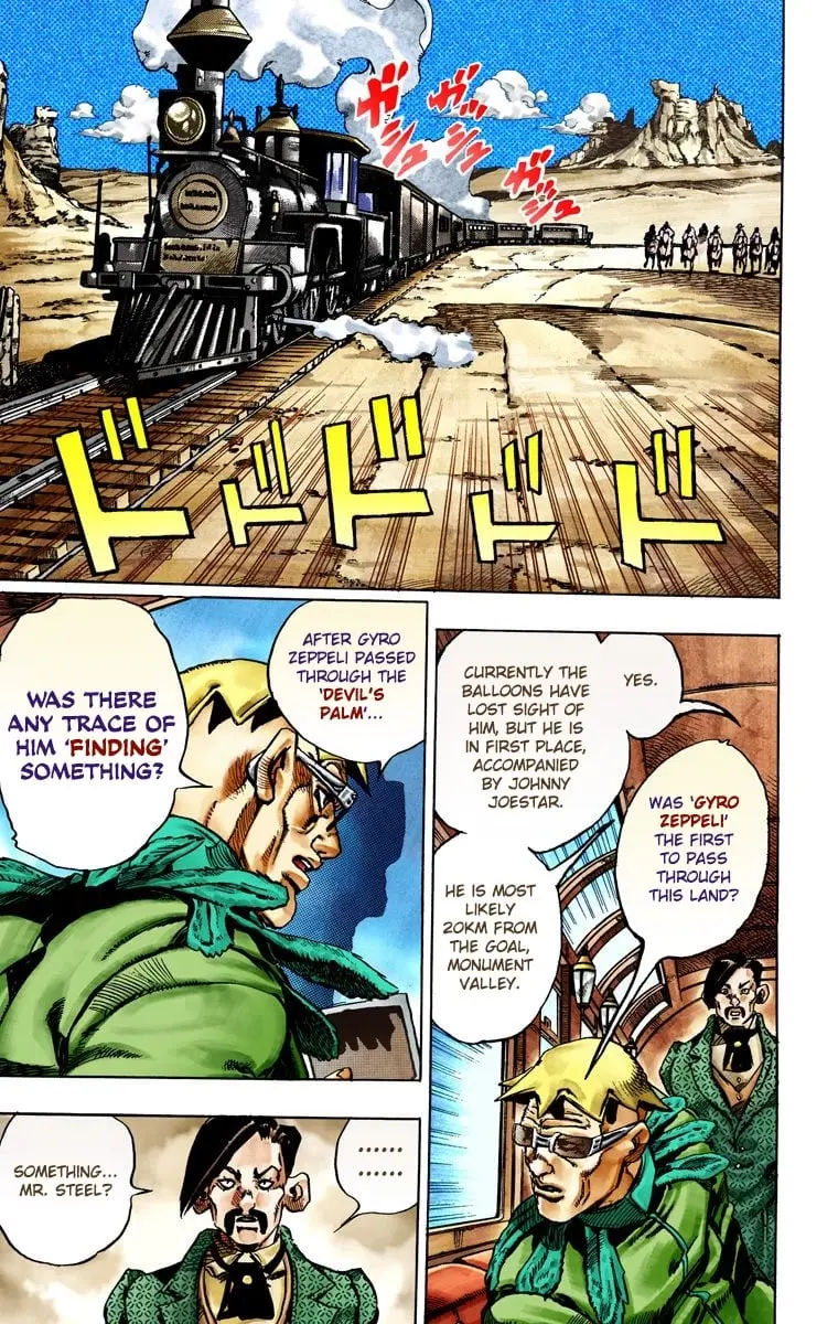 JoJo's Bizarre Adventure Steel Ball Run Colored Manga β Chapter 25 β Page 28