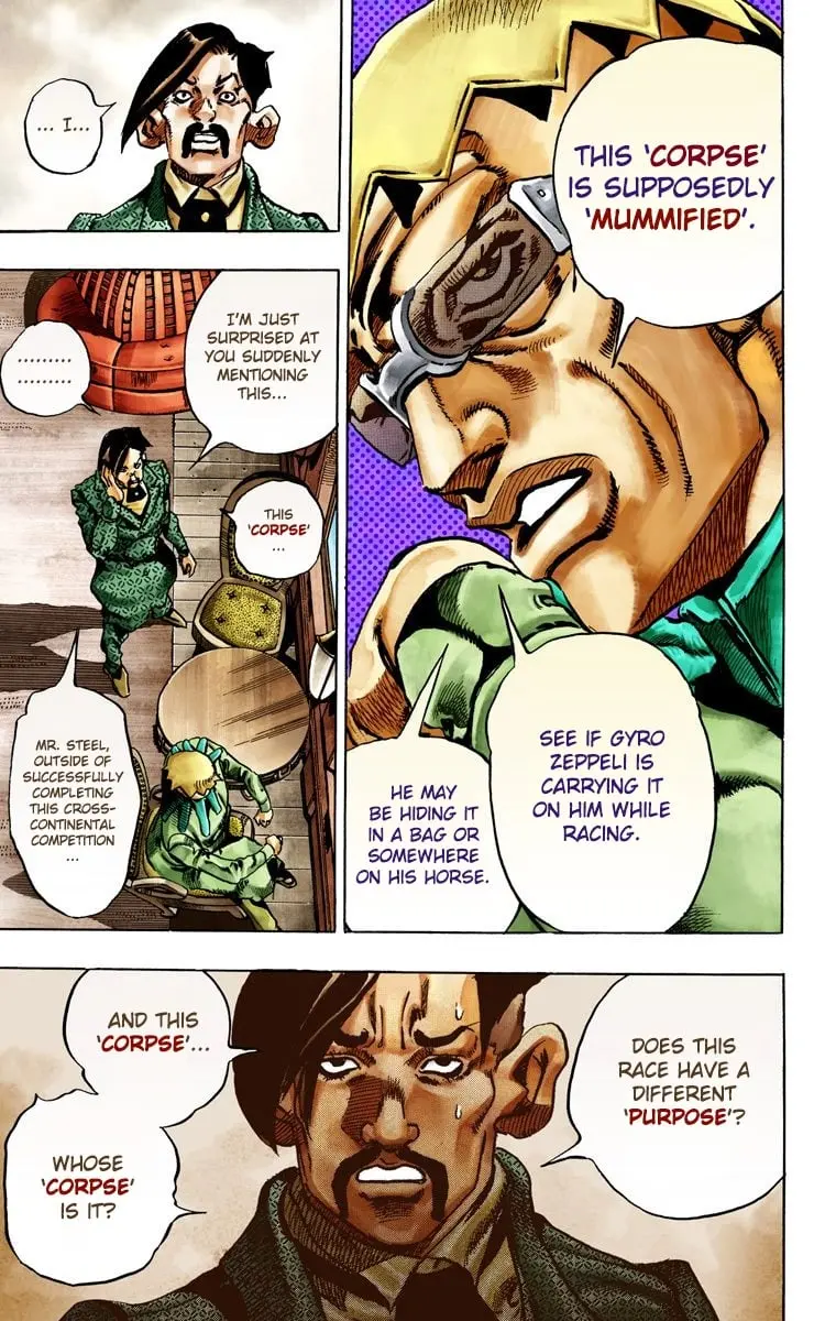 JoJo's Bizarre Adventure Steel Ball Run Colored Manga β Chapter 25 β Page 30