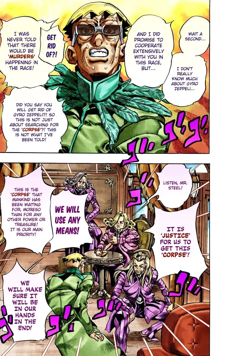 JoJo's Bizarre Adventure Steel Ball Run Colored Manga β Chapter 25 β Page 34