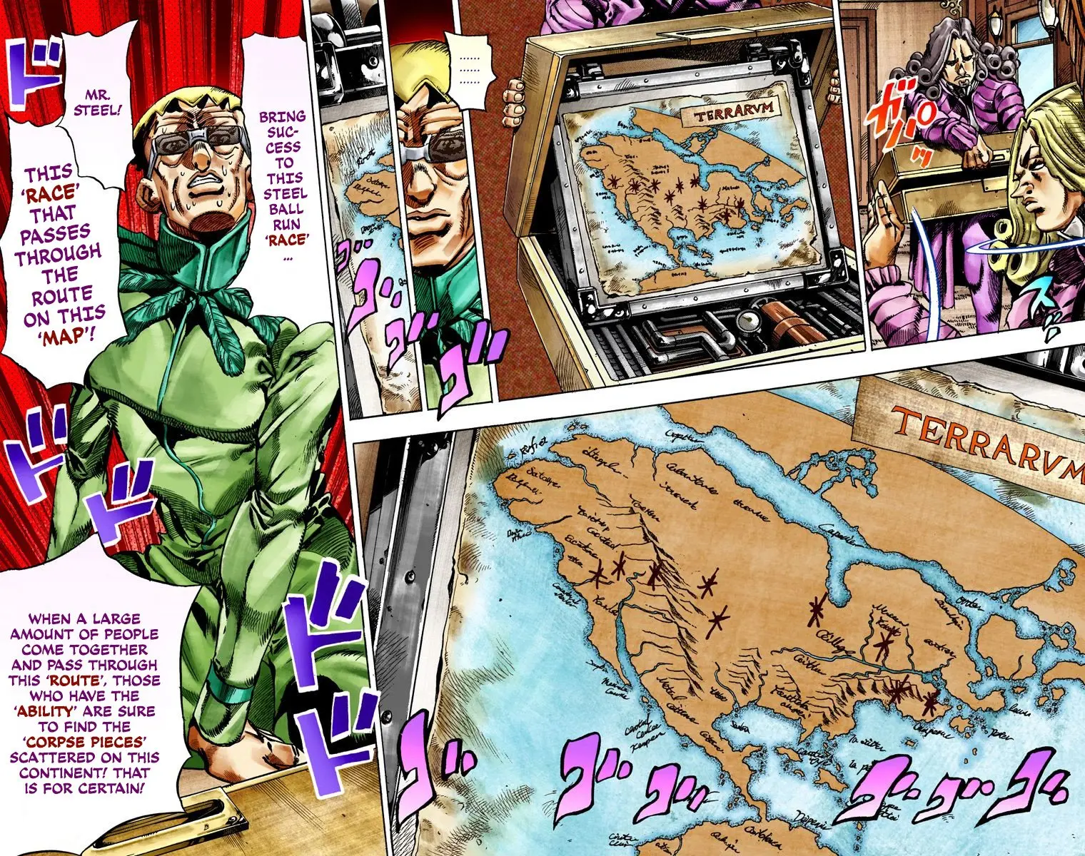 JoJo's Bizarre Adventure Steel Ball Run Colored Manga β Chapter 25 β Page 35