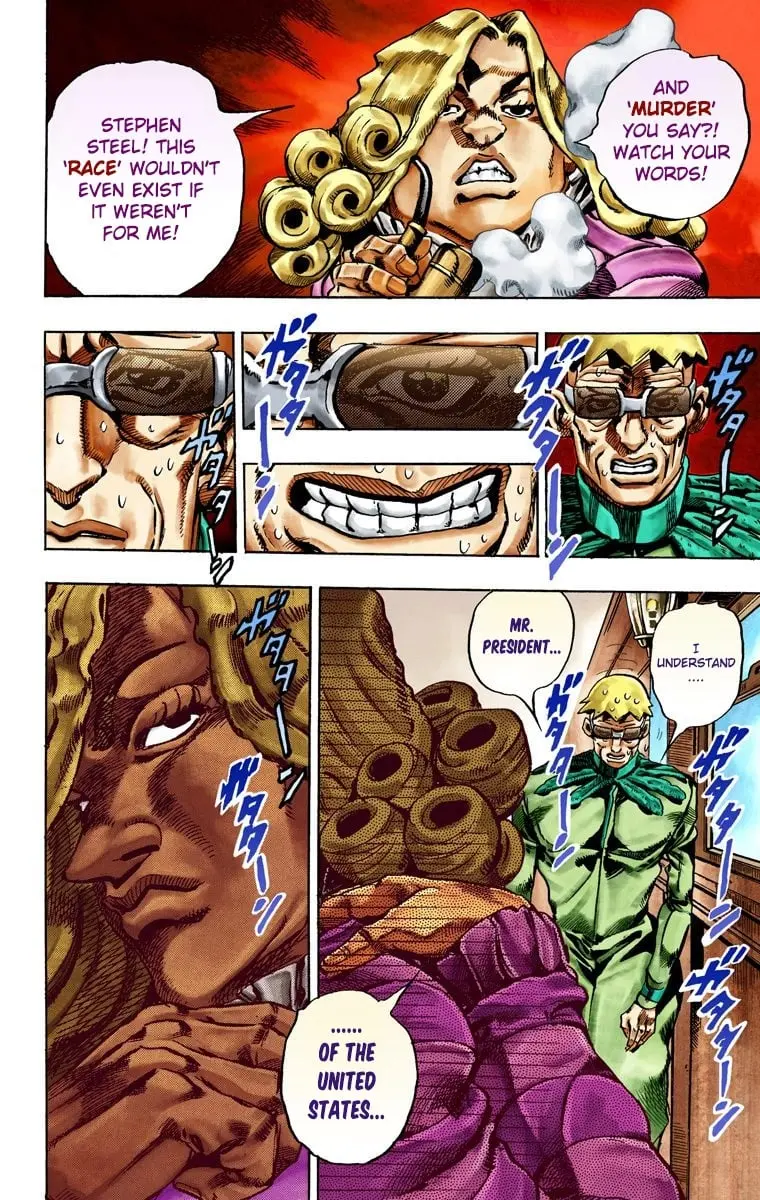JoJo's Bizarre Adventure Steel Ball Run Colored Manga β Chapter 25 β Page 36