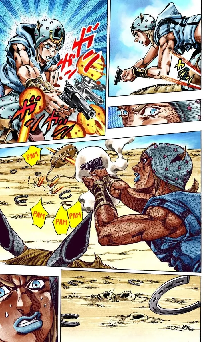 JoJo's Bizarre Adventure Steel Ball Run Colored Manga β Chapter 25 β Page 53