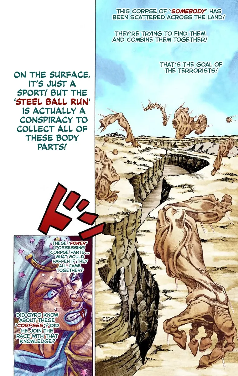 JoJo's Bizarre Adventure Steel Ball Run Colored Manga β Chapter 26 β Page 43