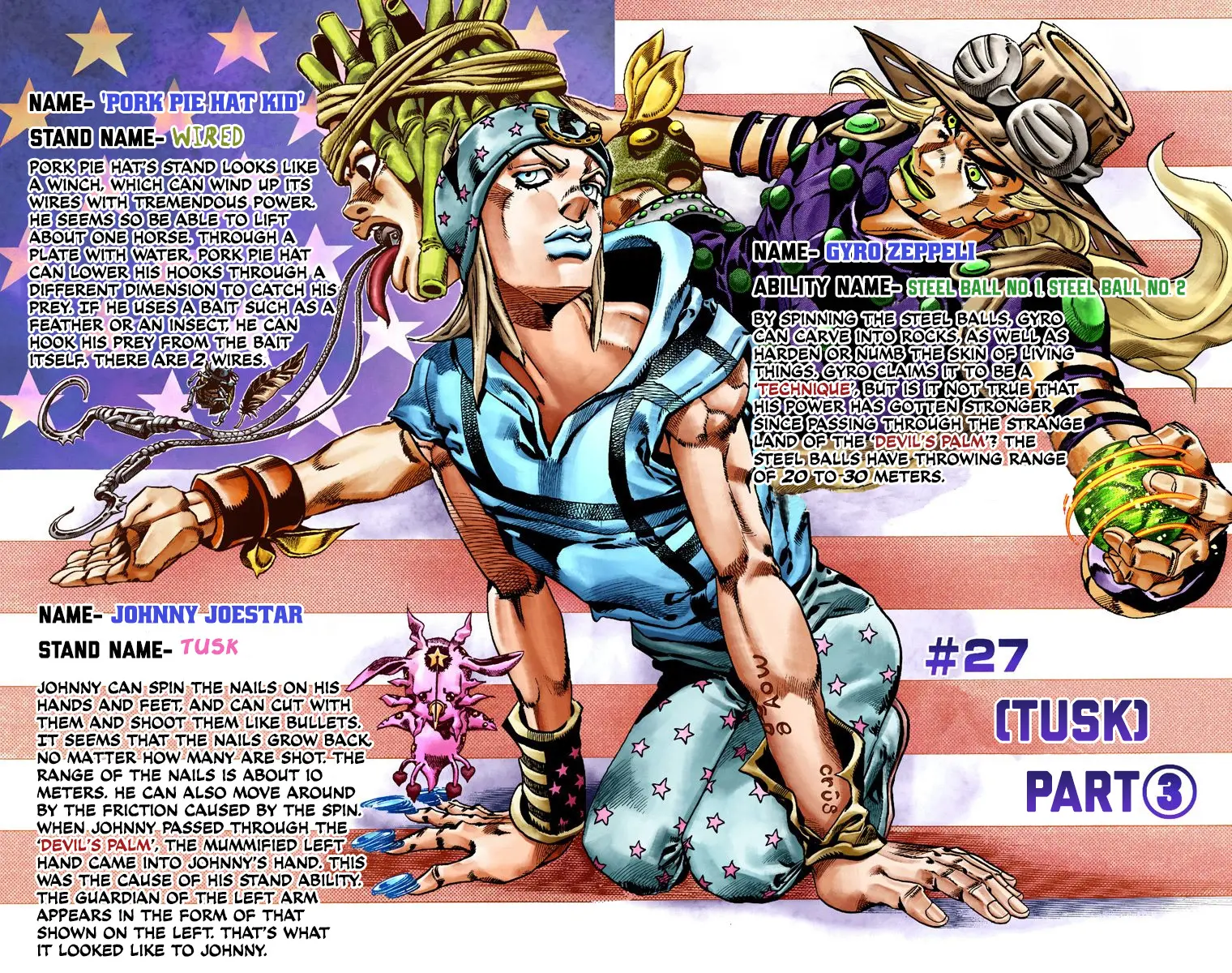 JoJo's Bizarre Adventure Steel Ball Run Colored Manga β Chapter 27 β Page 3
