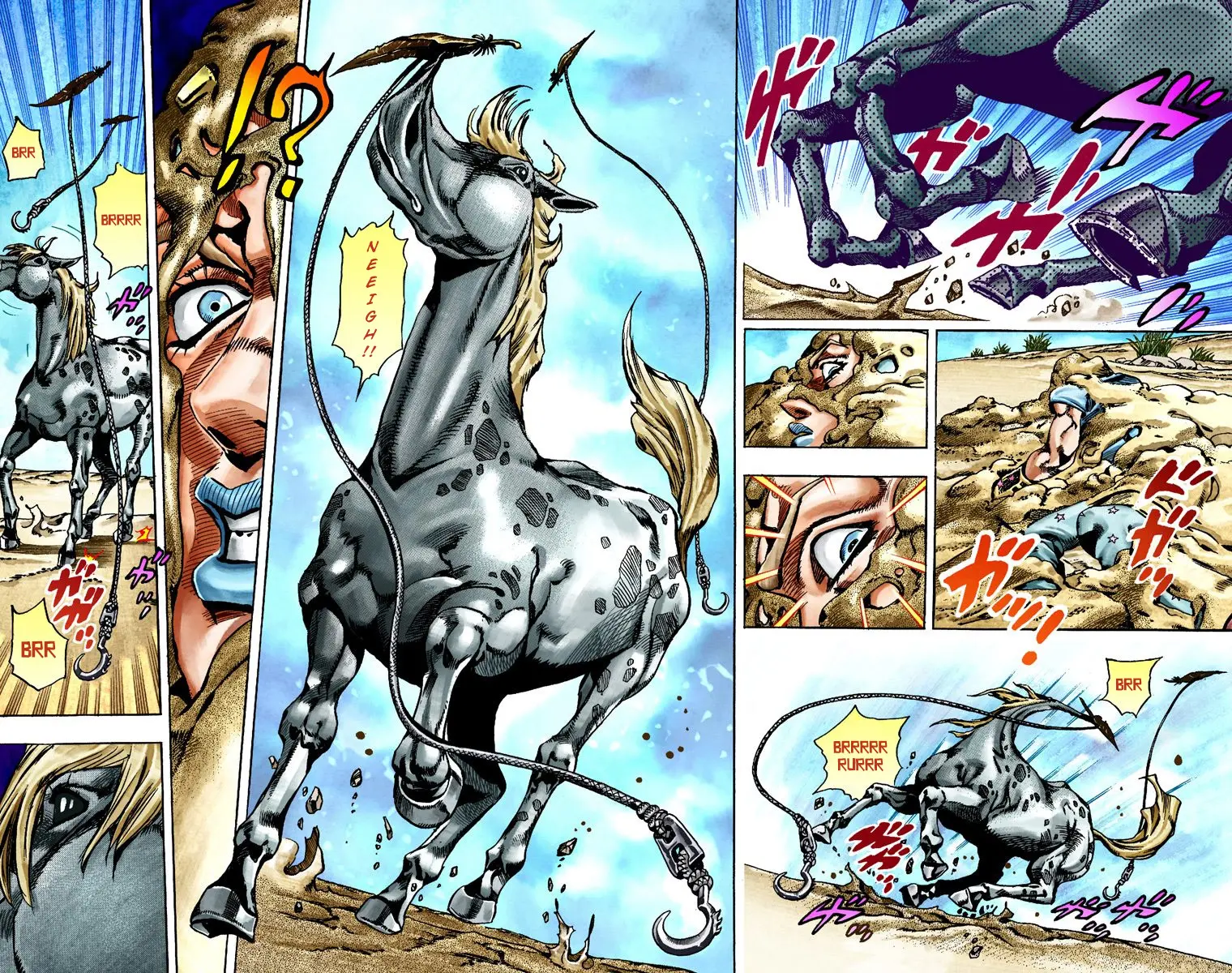 JoJo's Bizarre Adventure Steel Ball Run Colored Manga β Chapter 27 β Page 10