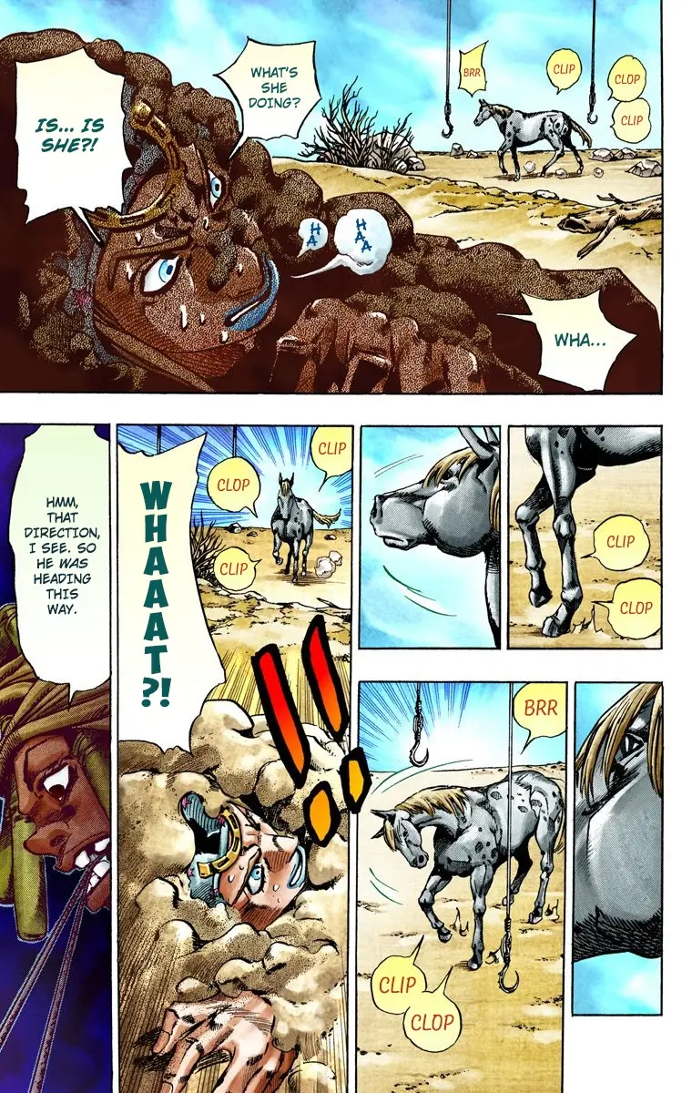 JoJo's Bizarre Adventure Steel Ball Run Colored Manga β Chapter 27 β Page 12